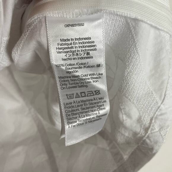 Madewell Darted V Neck Short Sleeve 100% Cotton Trendy Top US Women's 8 New - Picture 5 of 7